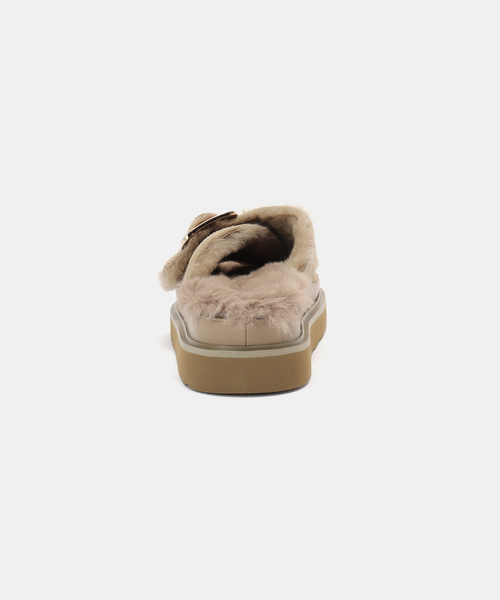 MOHI(モヒ)の「MOHI/モヒ MUTON SANDALS(サンダル・レディース・ベージュ/ブラック・23.5cm/22.5cm/24.5cm)」の6枚目の写真