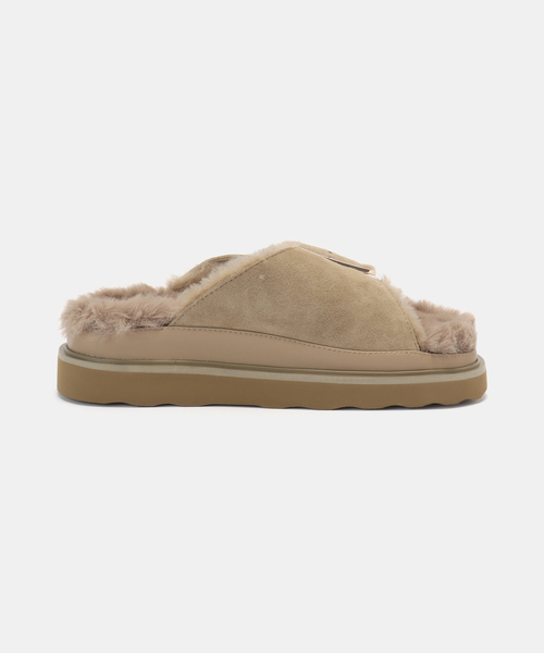 MOHI(モヒ)の「MOHI/モヒ MUTON SANDALS(サンダル・レディース・ベージュ/ブラック・23.5cm/22.5cm/24.5cm)」の7枚目の写真