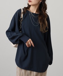 hunch 厚手ジョーゼット　ドルマンプルオーバー