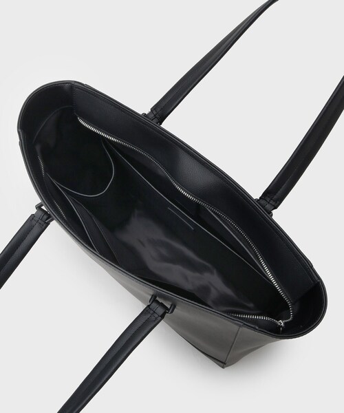 tk.TAKEO KIKUCHI（ティーケータケオキクチ）の「Refined Leather トートバッグ（トートバッグ・メンズ・ブラック/ダークブラウン/ブラック系・00）」の15枚目の写真