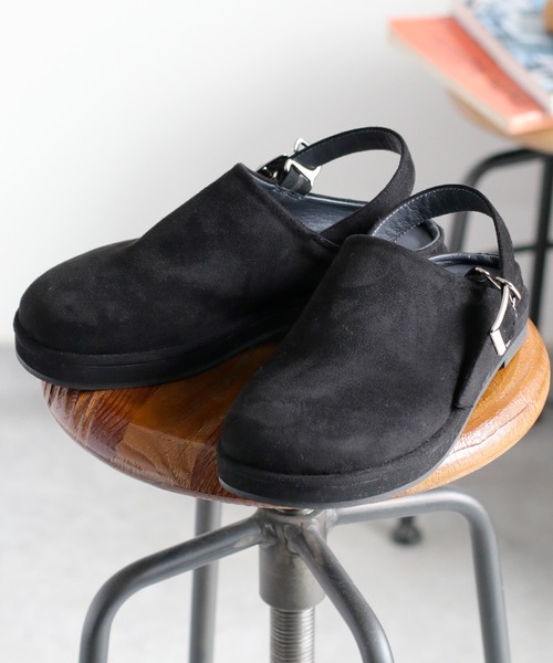 cepo(セポ)の「フェイクスウェードサボサンダル(サンダル・レディース・ブラック・M/L)」の5枚目の写真