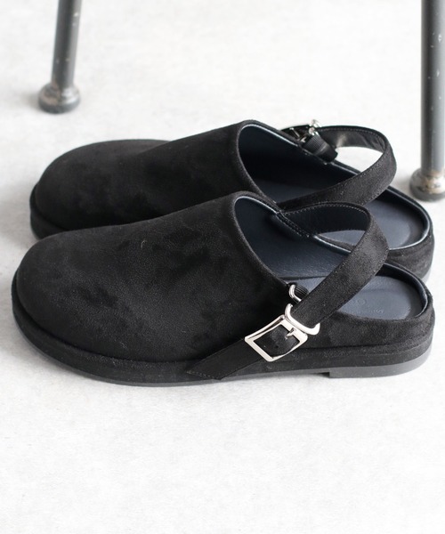cepo(セポ)の「フェイクスウェードサボサンダル(サンダル・レディース・ブラック・M/L)」の6枚目の写真