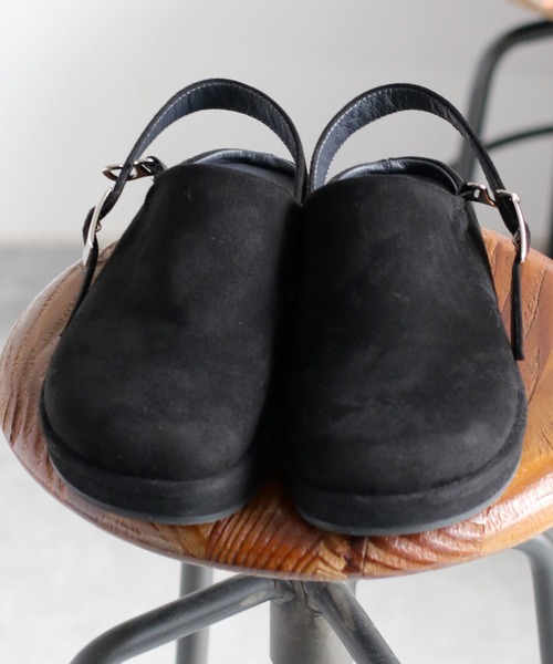 cepo(セポ)の「フェイクスウェードサボサンダル(サンダル・レディース・ブラック・M/L)」の2枚目の写真