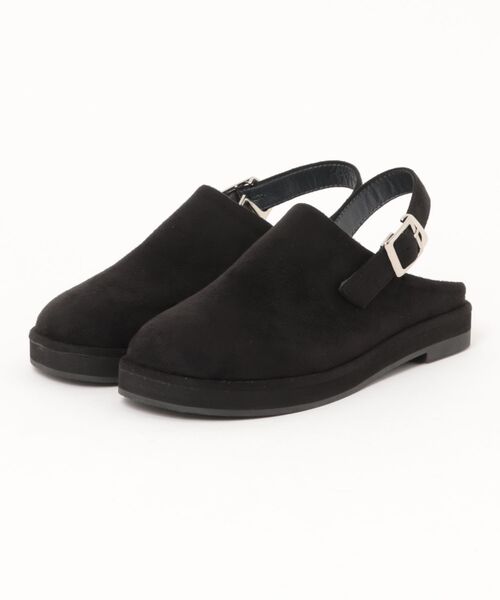 cepo(セポ)の「フェイクスウェードサボサンダル(サンダル・レディース・ブラック・M/L)」の10枚目の写真