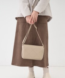 SHOO・LA・RUE | バイアスチェック型押しショルダー(ショルダーバッグ)