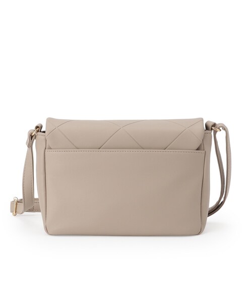 SHOO・LA・RUE(シューラルー)の「バイアスチェック型押しショルダー(ショルダーバッグ・レディース・ナチュラル/ボルドー/ブラック・00)」の19枚目の写真