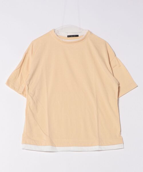 NO WAY（ノーウェイ）の「/フェイクレイヤードTシャツ/（Tシャツ/カットソー・メンズ・ブラック/ベージュ/ブラウン/カーキ/ホワイト/ブルー・LARGE/X-LARGE/MEDIUM）」の12枚目の写真