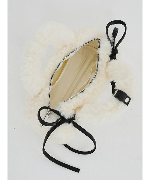 セール】Synthetic Fur Mini Boston/シンセティックファーミニボストン