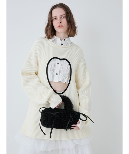 韓国限定　送料込み【新品】フェイズSHIFT ストーム15ポンド4オンス1 Synthetic Fur Mini Boston/シンセティックファーミニボストンバッグ