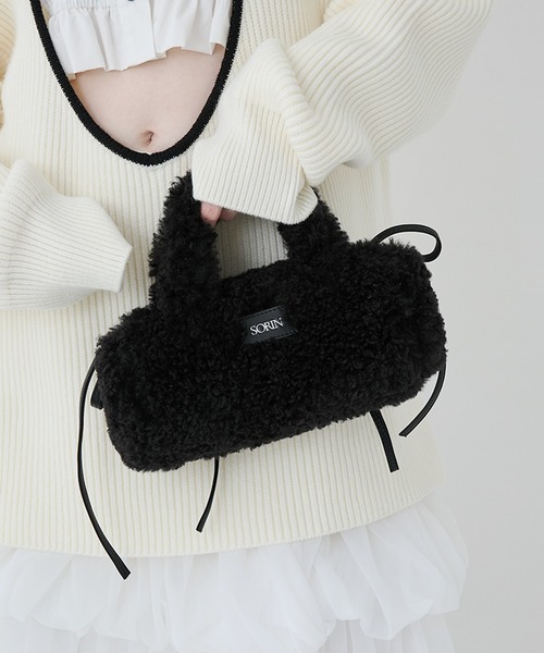 Synthetic Fur Mini Boston/シンセティックファーミニボストンバッグ