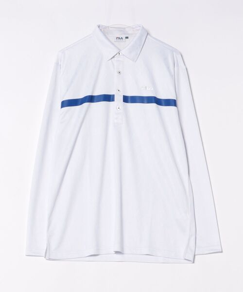 FILA GOLF(フィラゴルフ )の「【FILAGOLF/フィラゴルフ】長袖ジャガードシャツ|リサイクル素材使用・ストレッチ|ゴルフ・秋冬対応(シャツ/ブラウス・メンズ・ブラック/ホワイト・X-LARGE/MEDIUM/LARGE)」の20枚目の写真