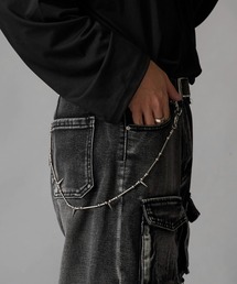 Theater code（シアターコード）の「Spiky Silver Wallet Chain / トゲトゲ シルバーウォレットチェーン（ウォレットチェーン）」
