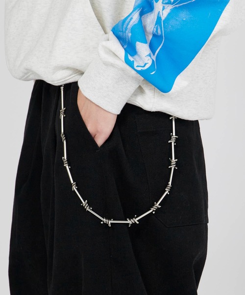 Spiky Silver Wallet Chain / トゲトゲ シルバーウォレットチェーン