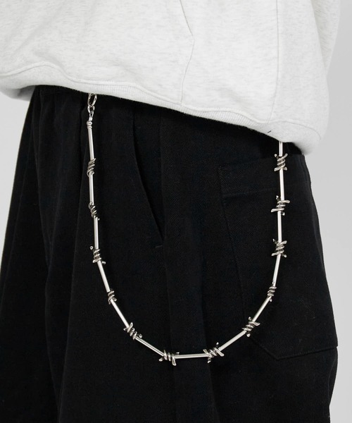 Spiky Silver Wallet Chain / トゲトゲ シルバーウォレットチェーン