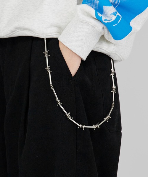 Spiky Silver Wallet Chain / トゲトゲ シルバーウォレットチェーン