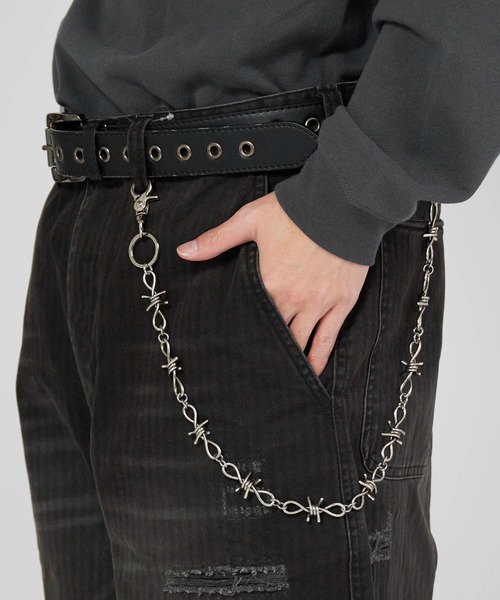 Spiky Silver Wallet Chain / トゲトゲ シルバーウォレットチェーン