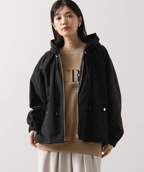 Gready Brilliant（グレディブリリアン）の「ギャザーフードブルゾン（その他アウター・レディース・ブラック/キャメル・38）」の19枚目の写真