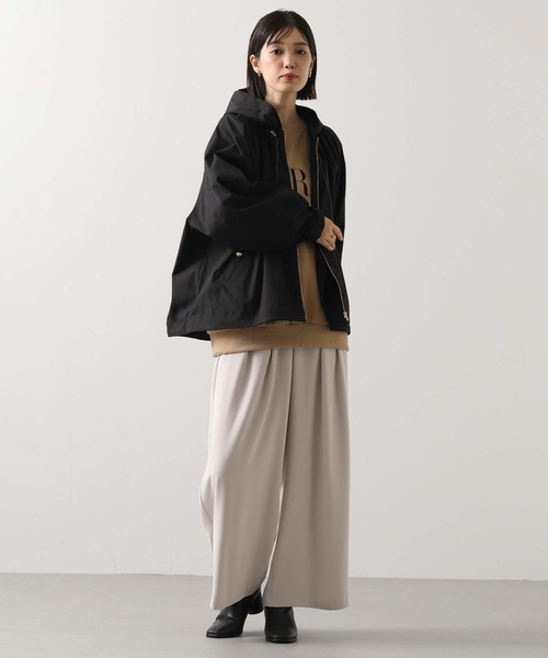 Gready Brilliant（グレディブリリアン）の「ギャザーフードブルゾン（その他アウター・レディース・ブラック/キャメル・38）」の14枚目の写真