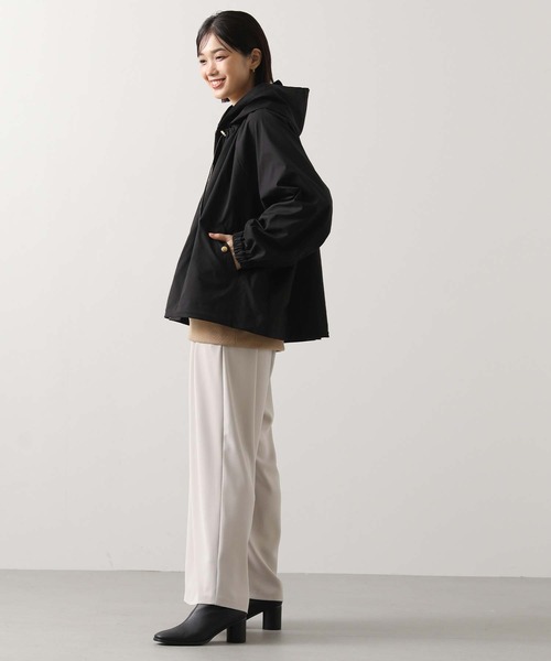 Gready Brilliant（グレディブリリアン）の「ギャザーフードブルゾン（その他アウター・レディース・ブラック/キャメル・38）」の13枚目の写真