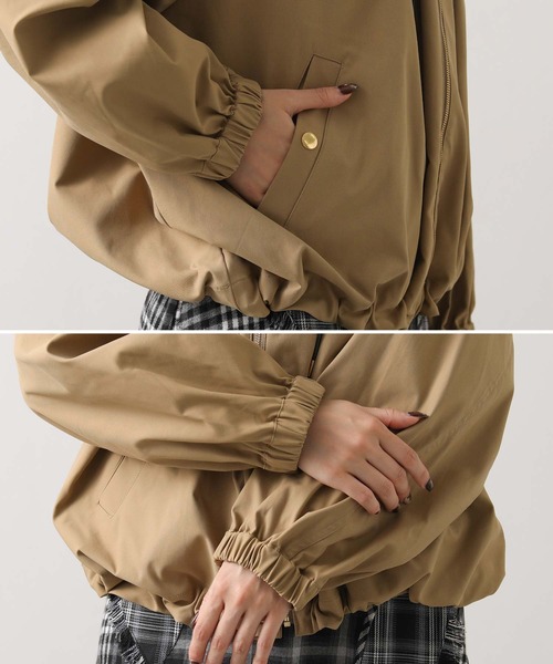 セール】ギャザーフードブルゾン（その他アウター）｜Gready Brilliant