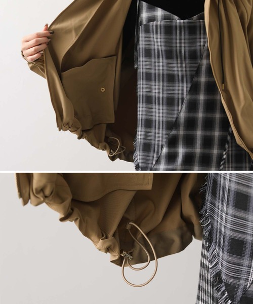 セール】ギャザーフードブルゾン（その他アウター）｜Gready Brilliant