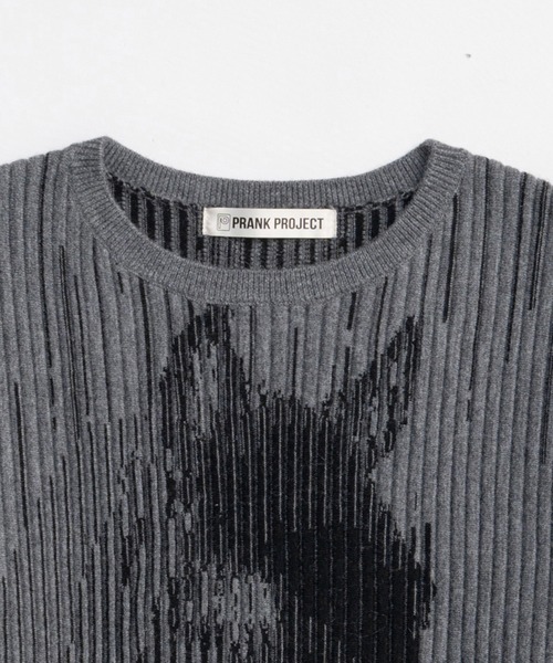 PRANK PROJECT(プランクプロジェクト)の「ホースジャガードニット / Horse Jacquard Knit(ニット/セーター・レディース・ブラック/アイボリー・FREE)」の16枚目の写真