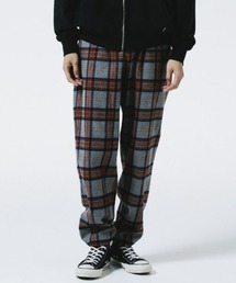 STYLISE（スタイライズ）の「【ROTTWEILER】R9 NEL CHECK PANTS / グレー [RW25A0310]（スーツパンツ）」