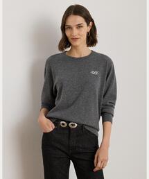 LAUREN RALPH LAUREN（ローレン ラルフ ローレン）の「エンブロイダリー カシミヤ クルーネック セーター（ニット/セーター）」