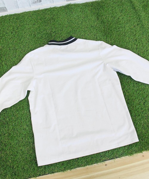 セール】ゴルフモックネック ゴルフウェア 長袖 高周波シルバー