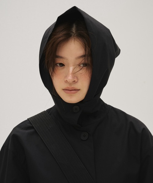 TODAYFUL（トゥデイフル）の「Soutiencollar Waterproof Coat（ステンカラーコート・レディース・ブラック/ベージュ・36inch/38inch）」の4枚目の写真