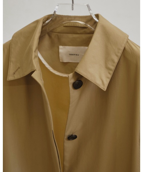 TODAYFUL（トゥデイフル）の「Soutiencollar Waterproof Coat（ステンカラーコート・レディース・ブラック/ベージュ・36inch/38inch）」の15枚目の写真