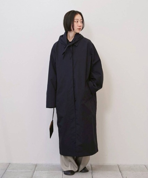 Soutiencollar Waterproof Coat（ステンカラーコート）｜TODAYFUL