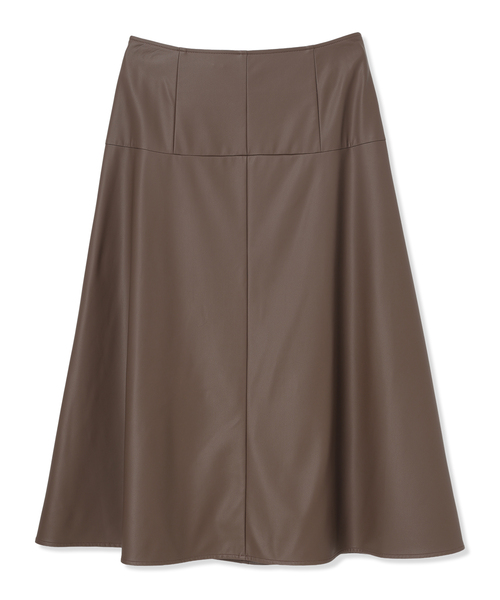 Petit Honfleur（プチオンフルール）の「フェイクレザースカート（スカート・レディース・ベージュ/ブラウン・64/67）」の20枚目の写真