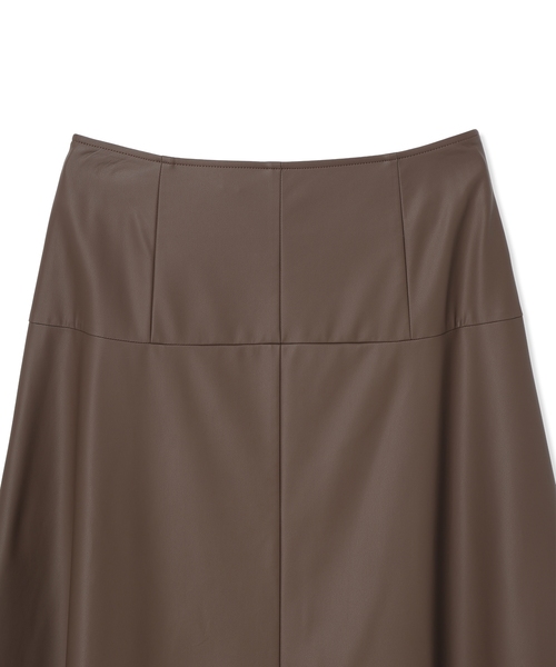 Petit Honfleur（プチオンフルール）の「フェイクレザースカート（スカート・レディース・ベージュ/ブラウン・64/67）」の22枚目の写真
