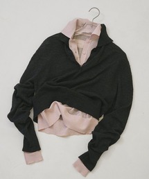 TODAYFUL/トゥデイフル】Halfzip Rib Knit/ハーフジップリブニット