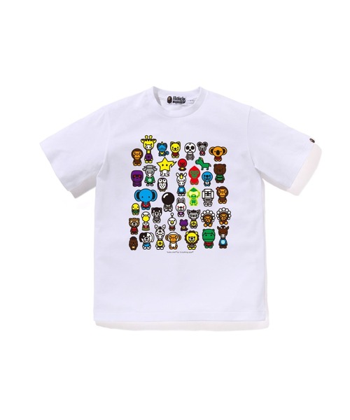 A BATHING APE（アベイシングエイプ）の「A TO Z TEE（Tシャツ/カットソー・キッズ・ブラック/ホワイト・150/160）」の2枚目の写真