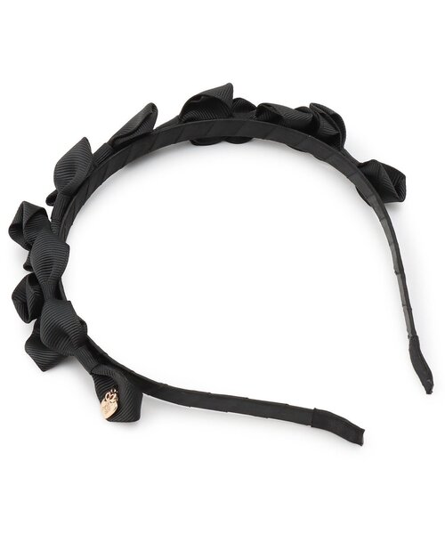 mezzo piano Junior（メゾピアノジュニア）の「リボン＆リボンカチューシャ♪（その他ヘアアクセサリー・キッズ・ブラック・F）」の2枚目の写真