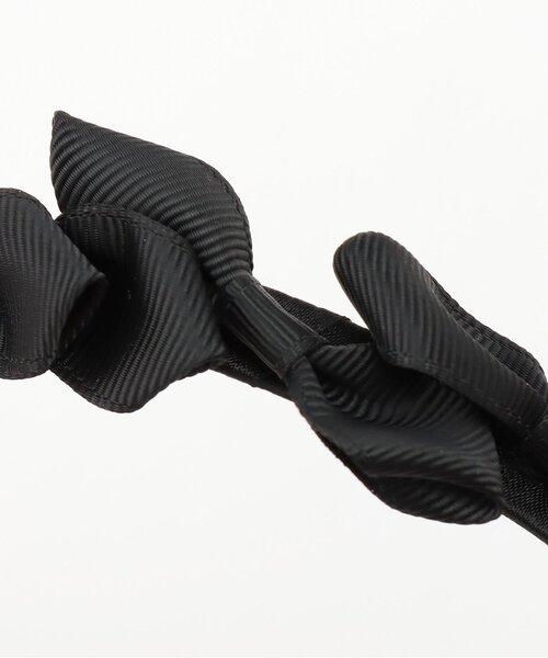 mezzo piano Junior（メゾピアノジュニア）の「リボン＆リボンカチューシャ♪（その他ヘアアクセサリー・キッズ・ブラック・F）」の4枚目の写真