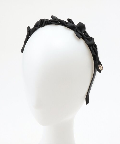 mezzo piano Junior（メゾピアノジュニア）の「リボン＆リボンカチューシャ♪（その他ヘアアクセサリー・キッズ・ブラック・F）」の6枚目の写真