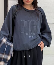 CIAOPANIC TYPY | スウェードタッチ裏毛ロゴ刺繍スウェット(スウェット)