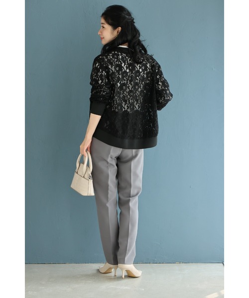cawaii(カワイイ)の「(黒)美しく透ける黒花の総レースカーディガン(カーディガン/ボレロ・レディース・ブラック・FREE)」の8枚目の写真