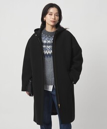 GREEN LABEL RELAXING 黒 ノーカラー ジャケット パンツ ユナイテッドアローズ グリーンレーベル リラクシングのノーカラー