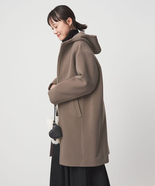 【美品】GREEN LABEL RELAXING フード付きコート セール】フード コート（その他アウター）｜green label relaxing