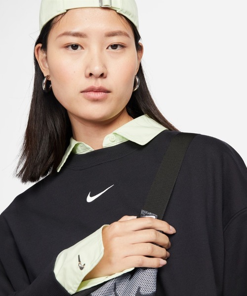 NIKE（ナイキ）の「ナイキ NIKE ナイキ  NSW スタイル フリース L/S クルー OOS（スウェット・レディース・ライトグレー/ブラック・S/M/L）」の7枚目の写真