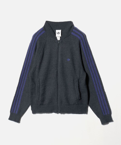 adidas Originals(アディダスオリジナルス)の「<adidas Originals>ニット トラックトップ(カーディガン/ボレロ・メンズ・ダークグレー/ダークブラウン・M/XL/L)」の8枚目の写真