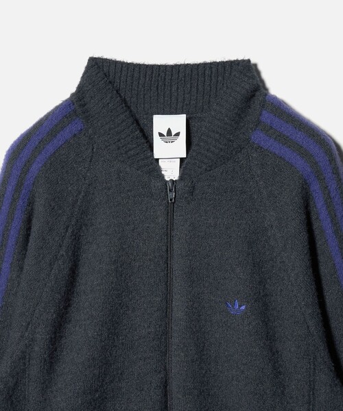 adidas Originals(アディダスオリジナルス)の「<adidas Originals>ニット トラックトップ(カーディガン/ボレロ・メンズ・ダークグレー/ダークブラウン・M/XL/L)」の10枚目の写真