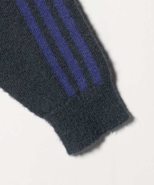 adidas Originals(アディダスオリジナルス)の「<adidas Originals>ニット トラックトップ(カーディガン/ボレロ・メンズ・ダークグレー/ダークブラウン・M/XL/L)」の11枚目の写真