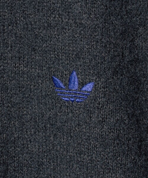 adidas Originals(アディダスオリジナルス)の「<adidas Originals>ニット トラックトップ(カーディガン/ボレロ・メンズ・ダークグレー/ダークブラウン・M/XL/L)」の13枚目の写真