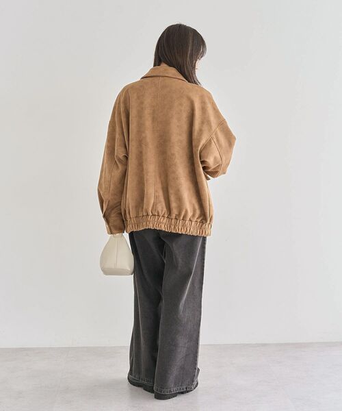 ELENCARE DUE（エレンカーレデュエ）の「・ELENCARE DUE スエードポンチブルゾン（ブルゾン・レディース・チャコールグレー/ブラウン/キャメル・FREE）」の15枚目の写真