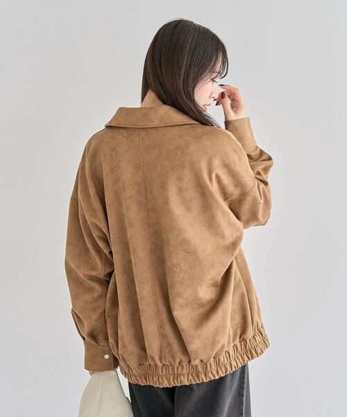 ELENCARE DUE（エレンカーレデュエ）の「・ELENCARE DUE スエードポンチブルゾン（ブルゾン・レディース・チャコールグレー/ブラウン/キャメル・FREE）」の18枚目の写真